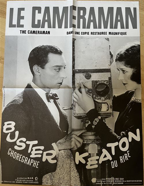 Affiche de Cinéma Originale - The CAMERAMAN - 2005 - BUSTER KEATON - 60X80cm État correct - N/A reconditionné disponible sur Fnac
