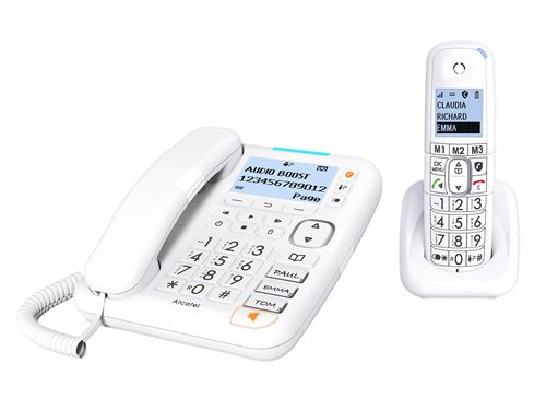 Acheter Téléphone fixe avec fil Alcatel XL785 Combo Blanc État correct - 35,99 € Téléphone fixe avec fil Alcatel XL785 Combo Blanc État correct - Alcatel reconditionné disponible sur Fnac