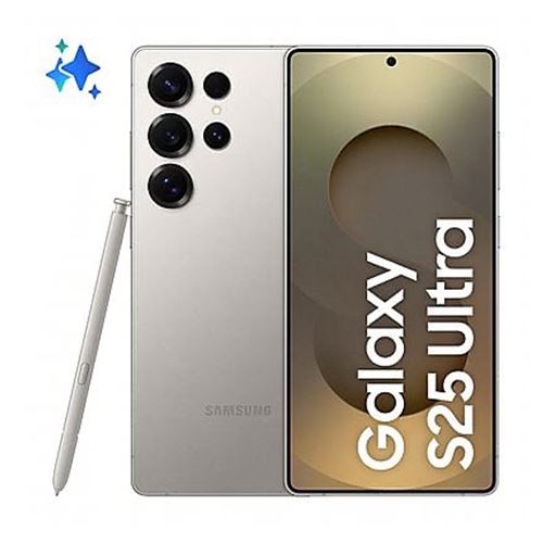 Acheter Smartphone Samsung Galaxy S25 Ultra gris RAM 12 Go stockage 12 Go État correct - 716,01 € Smartphone Samsung Galaxy S25 Ultra gris RAM 12 Go stockage 12 Go État correct - Samsung reconditionné disponible sur Fnac