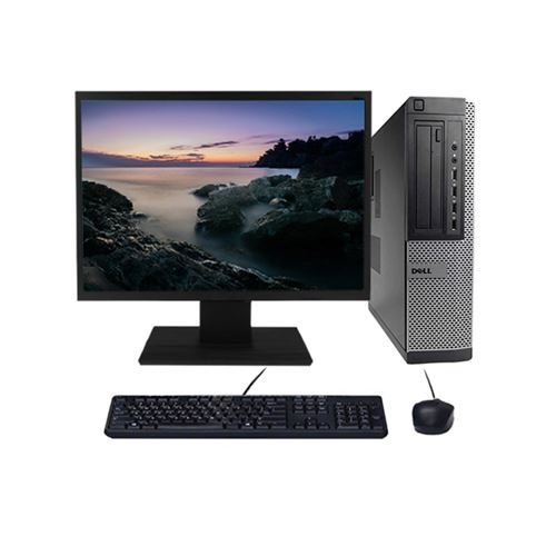 PC Dell Optiplex 790 DT I5-2400 3.10GHz 8Go/250Go Wifi W10 + Ecran 24 État correct - Dell reconditionné disponible sur Fnac