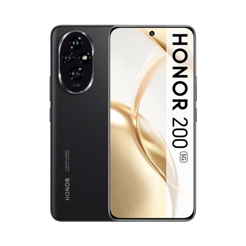Smartphone Honor 200 6,7"" 5G Double nano SIM 512 Go Noir État correct - Honor reconditionné disponible sur Fnac