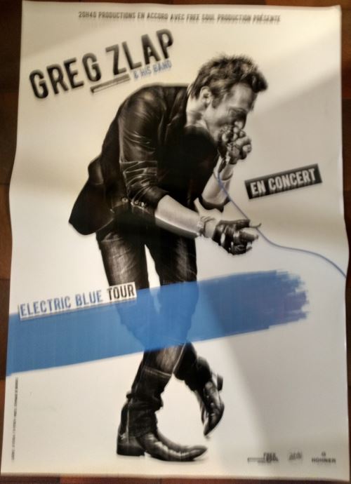 Greg Zlap - Electric Blue Tour - AFFICHE État correct - N/A reconditionné disponible sur Fnac