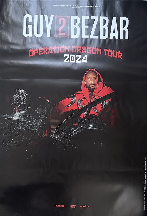 Acheter Affiche - Guy2Bezar - Opération Dragon Tour 2024 - 70x100cm État correct - 17,99 € Affiche - Guy2Bezar - Opération Dragon Tour 2024 - 70x100cm État correct - N/A reconditionné disponible sur Fnac