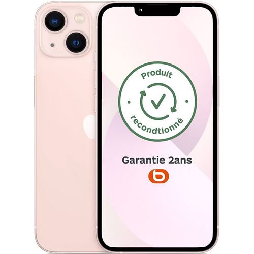 Smartphone APPLE iPhone 13 128 Go Rose État correct - N/A reconditionné disponible sur Fnac