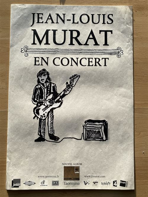 Acheter Jean-Louis Murat - En concert - Taormina - 49x34cm - Affiche État correct - 14,99 € Jean-Louis Murat - En concert - Taormina - 49x34cm - Affiche État correct - N/A reconditionné disponible sur Fnac