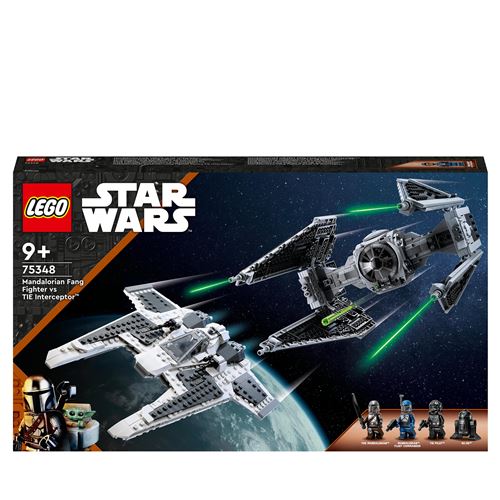 LEGO® Star Wars 75348 Le chasseur Fang Mandalorien contre le TIE Interceptor™ État correct - LEGO Star Wars reconditionné disponible sur Fnac