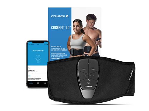 Acheter Ceinture de gainage Compex Corebelt 1.0 82-0151ST-SM Taille S/M Noir État correct - 68,99 € Ceinture de gainage Compex Corebelt 1.0 82-0151ST-SM Taille S/M Noir État correct - Compex reconditionné disponible sur Fnac