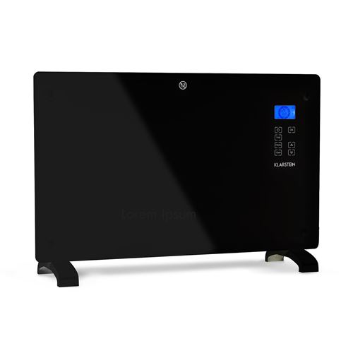 Radiateur à convection - Klarstein Norderney - Convecteur - 2000W - Minuterie - 30 m² - Noir État correct - Klarstein reconditionné disponible sur Fnac