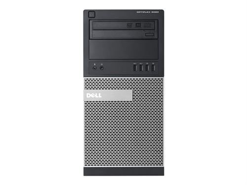 Dell OptiPlex 9020 - MT - Core i7 4790 / 3.6 GHz - vPro - RAM 16 Go - SSD 256 Go - graveur de DVD - HD Graphics 4600 - GigE - Win 7 Pro 64 bits (comprend Licence Windows 8,1 Pro 64 bits) - moniteur : aucun - clavier : Europe État correct - Dell reconditionné disponible sur Fnac