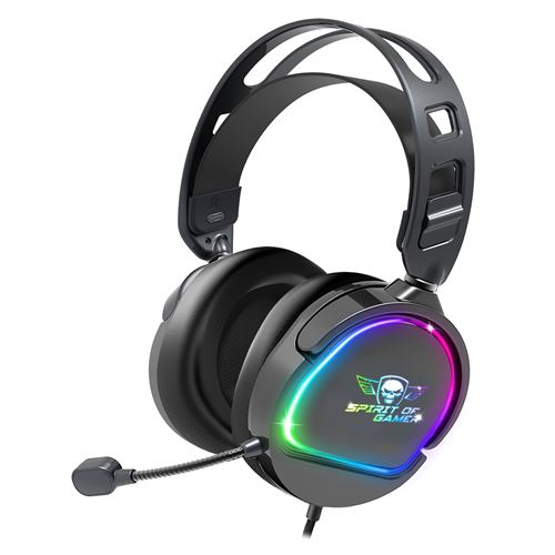 Casque gaming filaire Spirit Of Gamer Pro H6 Noir pour PS Xbox Nintendo Switch et Mac