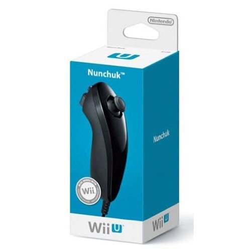Manette Nunchuk noire pour Nintendo Wii U - Manette Nunchuck État correct - Nintendo reconditionné disponible sur Fnac