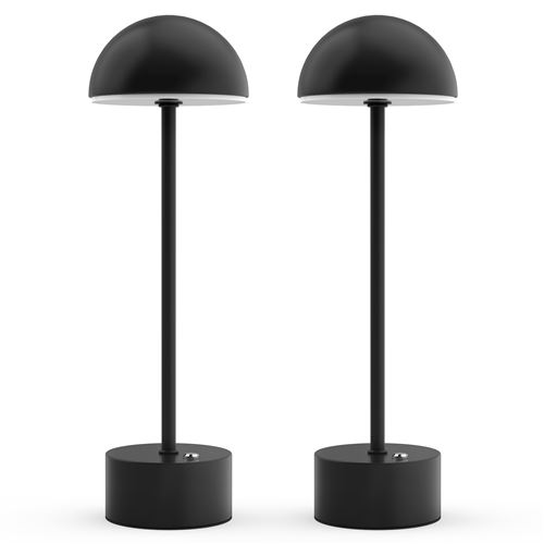 tomons Lampe de Chevet Tactile Lot de 2 Sans Fil LED, Température de Couleur Ajustable, Lampe de Table LED, Noir État correct - N/A reconditionné disponible sur Fnac