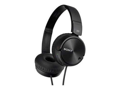 Sony MDR-ZX110NC - ZX Series - écouteurs - circum-aural - filaire - Suppresseur de bruit actif - jack 3,5mm État correct - Sony reconditionné disponible sur Fnac