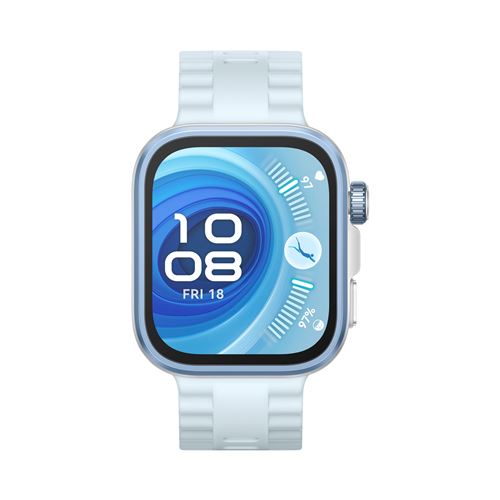 Montre connectée Huawei Watch Fit 4 Pro Bluetooth avec bracelet en fluoroélastomère Bleu État correct - Huawei reconditionné disponible sur Fnac