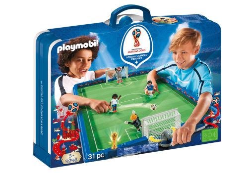 Acheter Playmobil 9298 Stade de foot transportable FIFA Russie 2018™ État correct - 833,26 € Playmobil 9298 Stade de foot transportable FIFA Russie 2018™ État correct - Playmobil reconditionné disponible sur Fnac