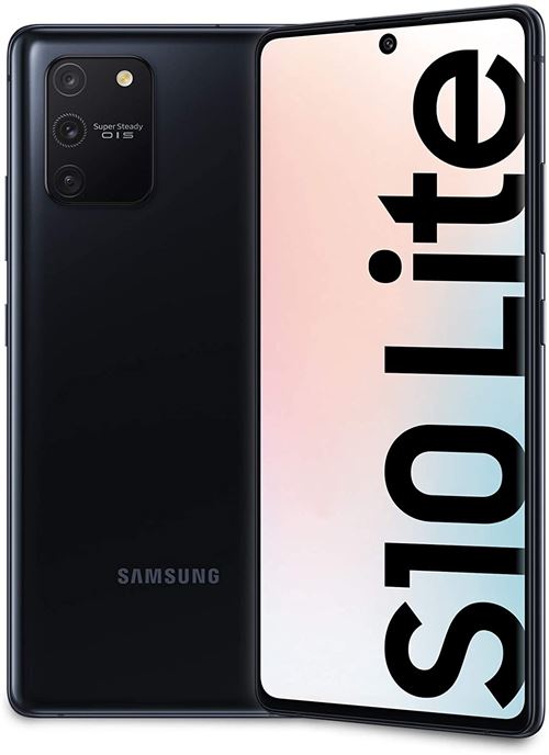 Samsung Galaxy S10 Lite - Smartphone 128 GB, 8 GB RAM, 4500 mAh, 4G, Dual Sim, Android 10, [Version Italienne], Prism Black