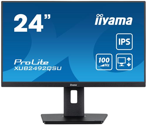 Ecran PC Iiyama ProLite XUB2492QSU-B1 24"" QHD État correct - Iiyama reconditionné disponible sur Fnac