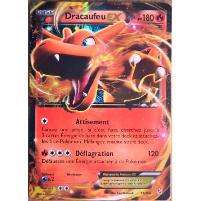 Acheter carte Pokémon 11/106 Dracaufeu Ex 180 PV Série Xy Étincelles NEUF FR État correct - 29,41 € carte Pokémon 11/106 Dracaufeu Ex 180 PV Série Xy Étincelles NEUF FR État correct - Pokémon reconditionné disponible sur Fnac