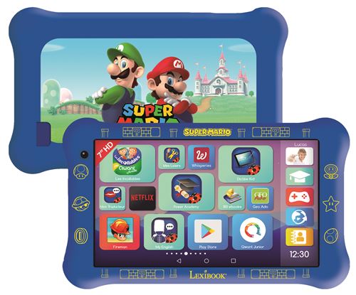 Tablette Lexibook 7"" Super Mario avec pochette et casque stéréo État correct - Lexibook reconditionné disponible sur Fnac