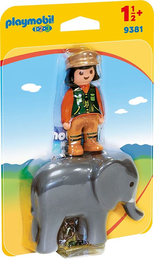 Acheter Playmobil 1.2.3 9381 Soigneuse avec éléphanteau État correct - 27,07 € Playmobil 1.2.3 9381 Soigneuse avec éléphanteau État correct - Playmobil reconditionné disponible sur Fnac