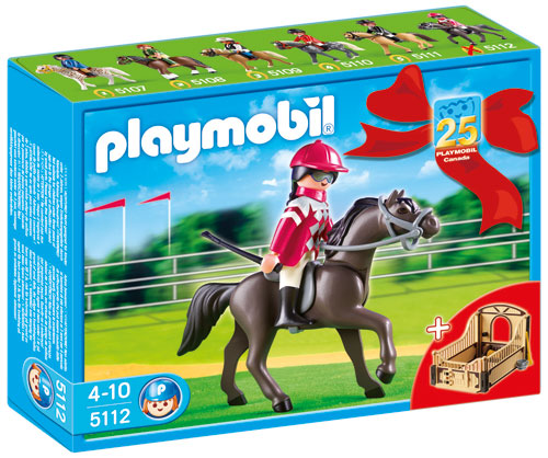 Playmobil 5112 PurSang Arabe et jockey - État correct Playmobil sur Fnac