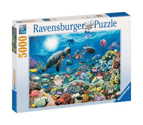Puzzle 5000 pièces Ravensburger Monde marin État correct - Ravensburger reconditionné disponible sur Fnac