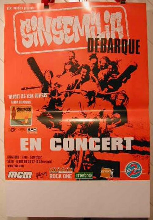 SINSEMILIA - 40X60 cm - AFFICHE / POSTER État correct - N/A reconditionné disponible sur Fnac