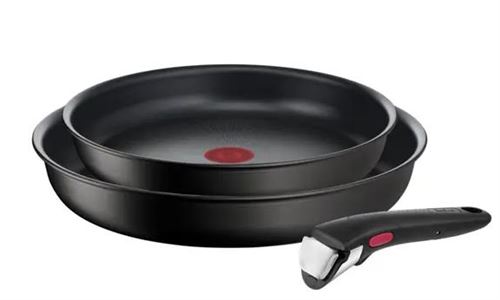 Lot 2 poêles et poignée Tefal Ingenio Eco Resist 22 et 26 cm Noir État correct - alternatives disponibles sur Dero Lot 2 poêles et poignée Tefal Ingenio Eco Resist 22 et 26 cm Noir État correct - Tefal reconditionné (offre indisponible)