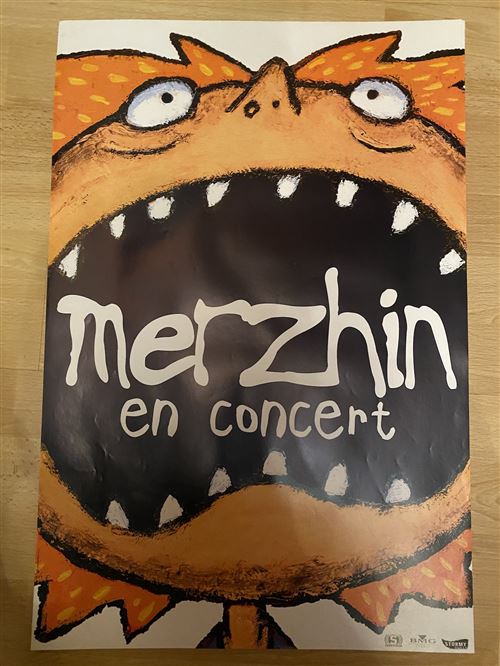 Merzhin - En concert - 40x60cm - Affiche État correct - N/A reconditionné disponible sur Fnac