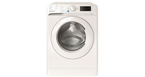 MAL posable, Front, INNEX, Blanc, 9 KG , 1200 trs, Classe energie B, 62L, 79dB, BIG DIGIT , Dep dif 0 a 24h , Moteur Induction , Grand hublot , Programme Push and Wash , Programme quotidien 30 , Option sport État correct - Indesit reconditionné disponible sur Fnac
