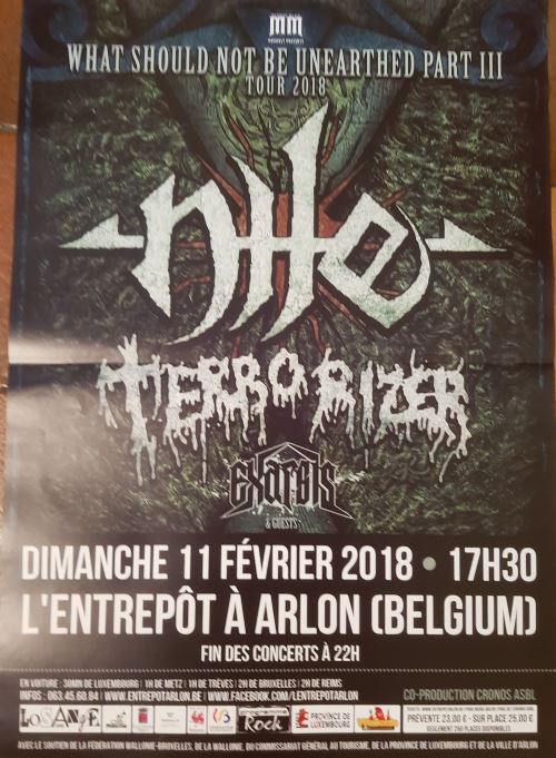 NILE - Terrorizer * Tour 2018 - AFFICHE État correct - N/A reconditionné disponible sur Fnac