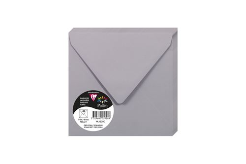 Acheter Pack de 20 enveloppes Pollen 140 x 140 mm Gris Koala État correct - 17,94 € Pack de 20 enveloppes Pollen 140 x 140 mm Gris Koala État correct - Pollen by Clairefontaine reconditionné disponible sur Fnac