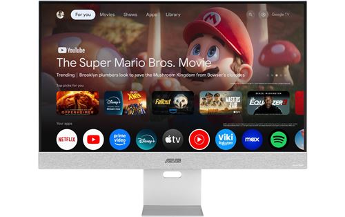 ASUS ZenScreen Smart MS32UC - Écran LED - 32"" (31.5"" visualisable) - 3840 x 2160 4K @ 60 Hz - IPS - 400 cd/m² - 1000:1 - DisplayHDR 400 - 5 ms - HDMI, DisplayPort, USB-C - haut-parleurs - argent État correct - Asus reconditionné disponible sur Fnac