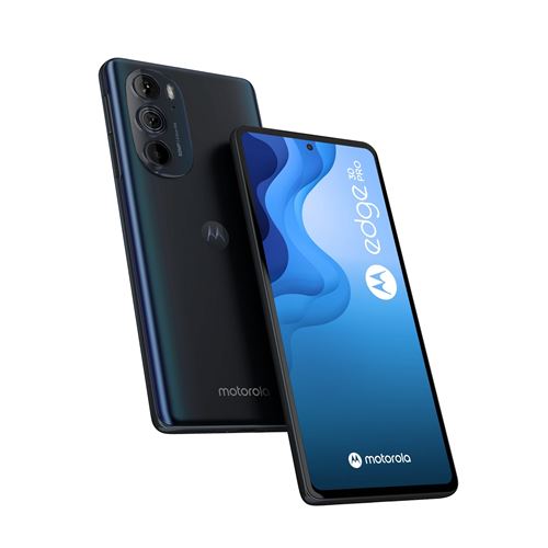 Smartphone Motorola edge 30 Pro 6.67"" 5G Double SIM 256 Go Bleu pétrole État correct - Motorola reconditionné disponible sur Fnac