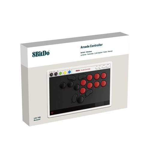 Acheter 8Bitdo Arcade Controller Bluetooth/2.4G/USB pour Nintendo Switch et Windows État correct - 125,99 € 8Bitdo Arcade Controller Bluetooth/2.4G/USB pour Nintendo Switch et Windows État correct - N/A reconditionné disponible sur Fnac