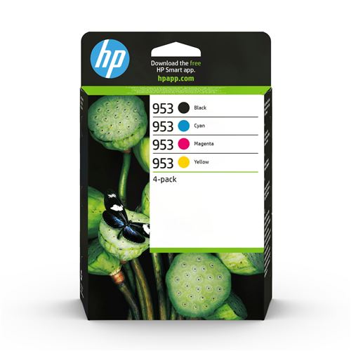 Acheter Pack de 4 Cartouches d'encre HP 953 Noir Cyan Magenta Jaune État correct - 139,99 € Pack de 4 Cartouches d'encre HP 953 Noir Cyan Magenta Jaune État correct - Hewlett-Packard reconditionné disponible sur Fnac