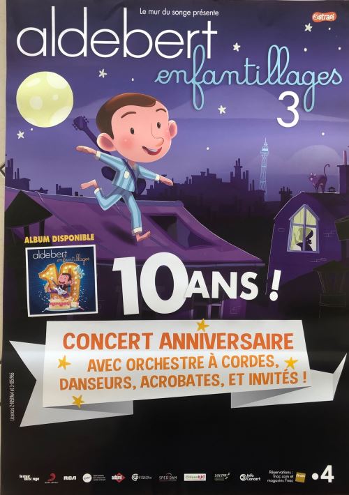 Acheter Aldebert - Enfantillages 3 / 10ans - AFFICHE État correct - 17,99 € Aldebert - Enfantillages 3 / 10ans - AFFICHE État correct - N/A reconditionné disponible sur Fnac