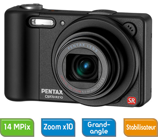 Acheter Pentax RZ10 Noir État correct - 105,95 € Pentax RZ10 Noir État correct - Pentax reconditionné disponible sur Fnac