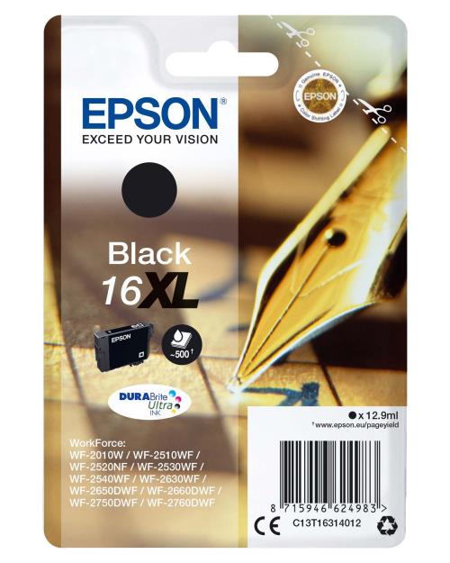 Acheter Cartouche d'encre Epson Plume noir XL État correct - 72,28 € Cartouche d'encre Epson Plume noir XL État correct - Epson reconditionné disponible sur Fnac