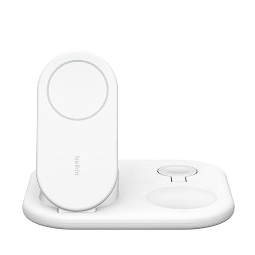 Acheter Socle de recharge 3 en 1 aimanté et pliable Belkin Boost Charge Blanc État correct - 83,99 € Socle de recharge 3 en 1 aimanté et pliable Belkin Boost Charge Blanc État correct - Belkin reconditionné disponible sur Fnac
