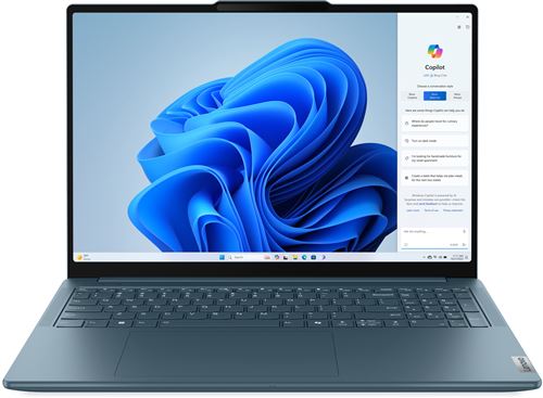 PC Portable Lenovo Yoga Pro 9 16IMH9 16'' Intel® Core™ Ultra 7 16 Go RAM 1 To SSD Bleu verdâtre État correct - Lenovo reconditionné disponible sur Fnac