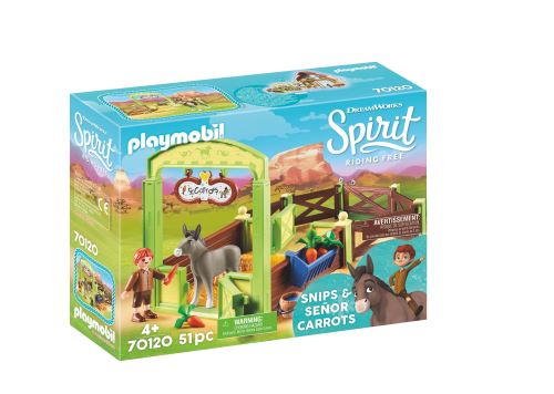 Playmobil Spirit Riding Free 70120 La Mèche et Monsieur Carotte avec Box État correct - Playmobil reconditionné disponible sur Fnac