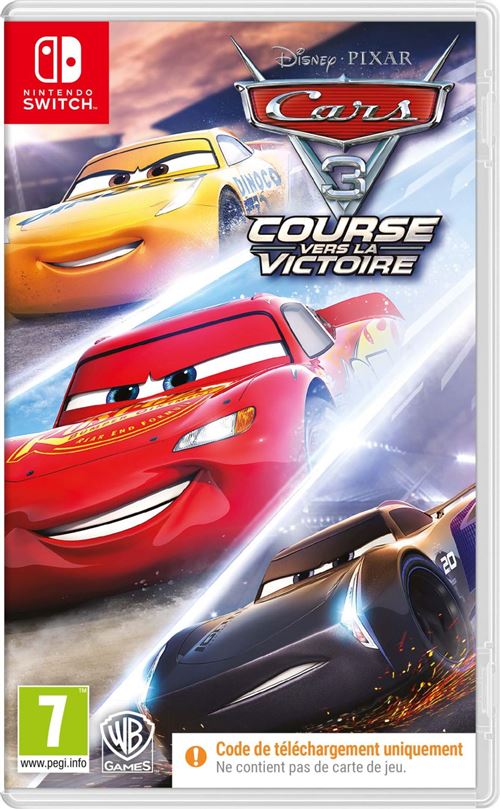 Cars 3 Course vers la Victoire Code in a Box Nintendo Switch État correct -  reconditionné disponible sur Fnac