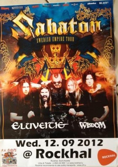 Sabaton - 40x60 cm - AFFICHE / POSTER État correct - N/A reconditionné disponible sur Fnac