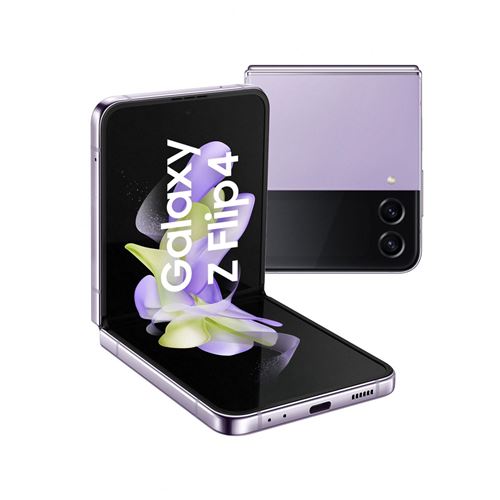 Smartphone Samsung Galaxy Z Flip4 6.7"" Nano SIM 5G 128 Go Violet État correct - Samsung reconditionné disponible sur Fnac