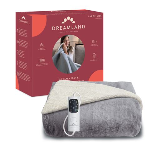 Couverture Chauffante Dreamland Pyjama Days Polaire et Sherpa 6T150 W 160X120 État correct - N/A reconditionné disponible sur Fnac