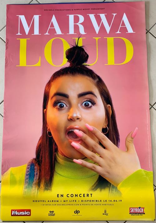 Acheter MARWA LOUD - My Life / Tour 2019 - AFFICHE État correct - 13,99 € MARWA LOUD - My Life / Tour 2019 - AFFICHE État correct - N/A reconditionné disponible sur Fnac