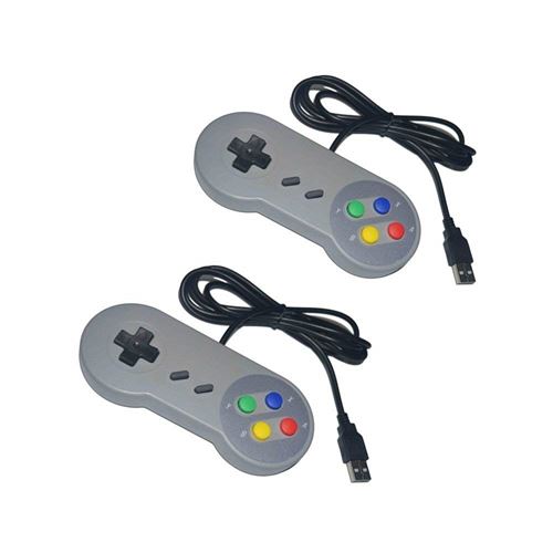 VSHOP® 2pcs/lot Super Nintendo SNES Manette de jeu USB pad Joypad Joystick pour PC État correct - N/A reconditionné disponible sur Fnac