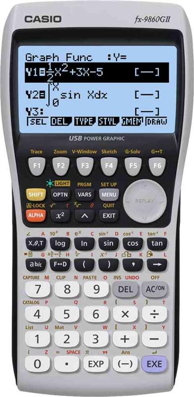 CASIO - Grafikrechner FX-9860 GII, Batteriebetrieb État correct - Casio reconditionné disponible sur Fnac