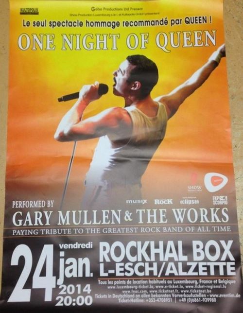 Acheter One Night Of QUEEN - 80x120 cm - AFFICHE / POSTER État correct - 14,99 € One Night Of QUEEN - 80x120 cm - AFFICHE / POSTER État correct - N/A reconditionné disponible sur Fnac